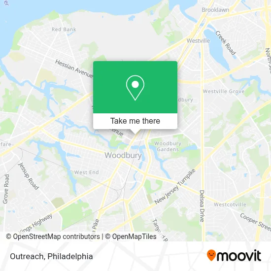 Outreach map