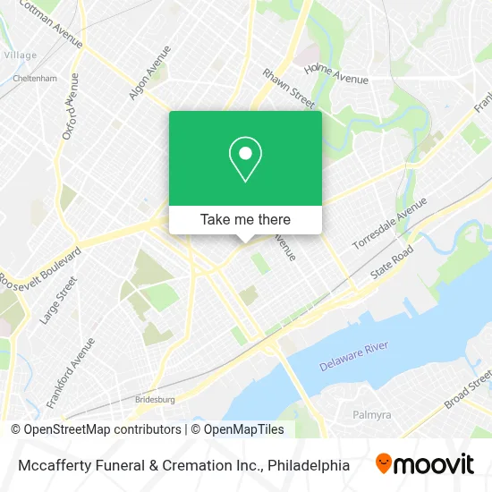 Mccafferty Funeral & Cremation Inc. map