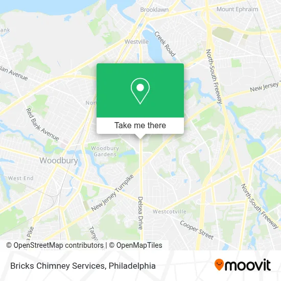 Bricks Chimney Services map