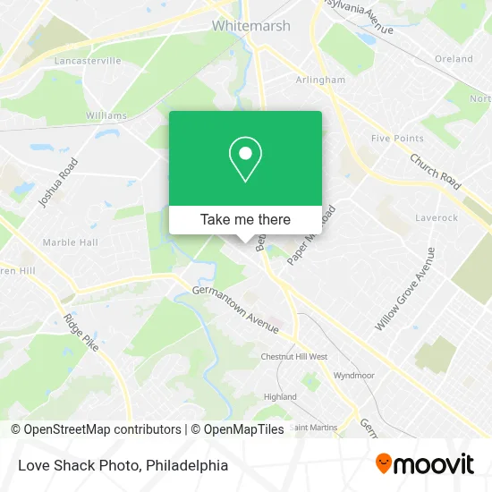 Love Shack Photo map