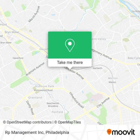 Rp Management Inc map