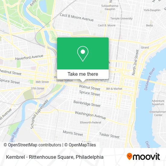 Kembrel - Rittenhouse Square map