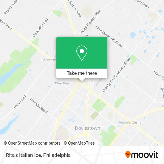 Rita's Italian Ice map