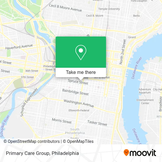 Primary Care Group map