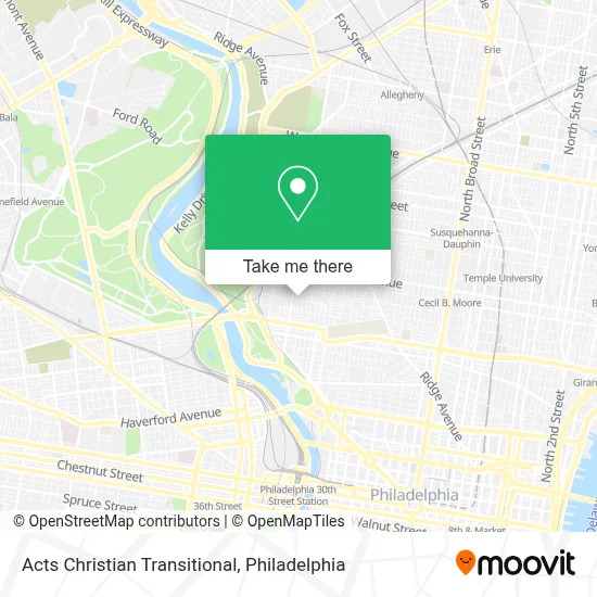 Acts Christian Transitional map