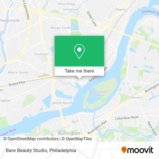Bare Beauty Studio map