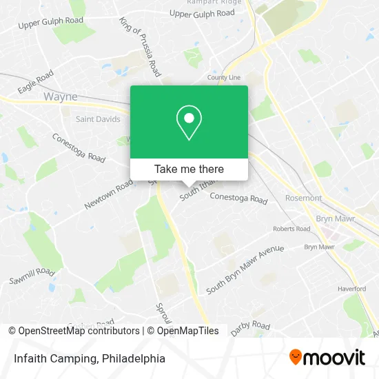 Infaith Camping map