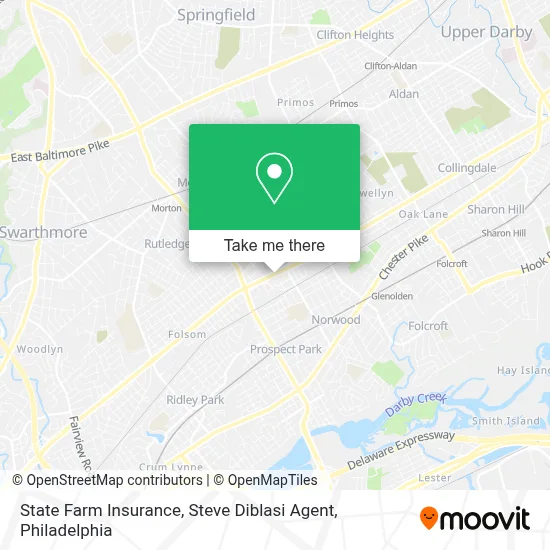 State Farm Insurance, Steve Diblasi Agent map