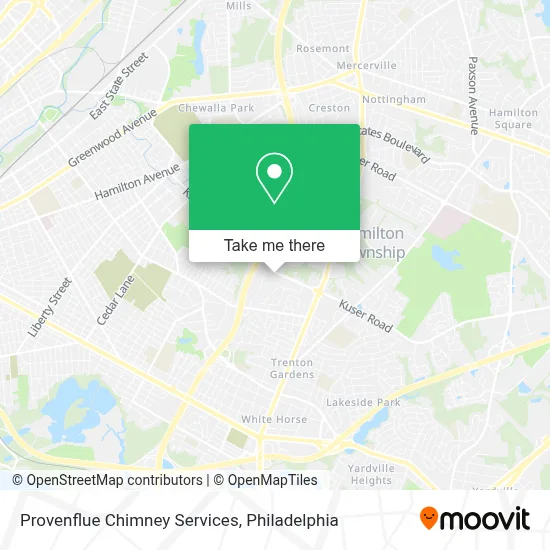 Provenflue Chimney Services map