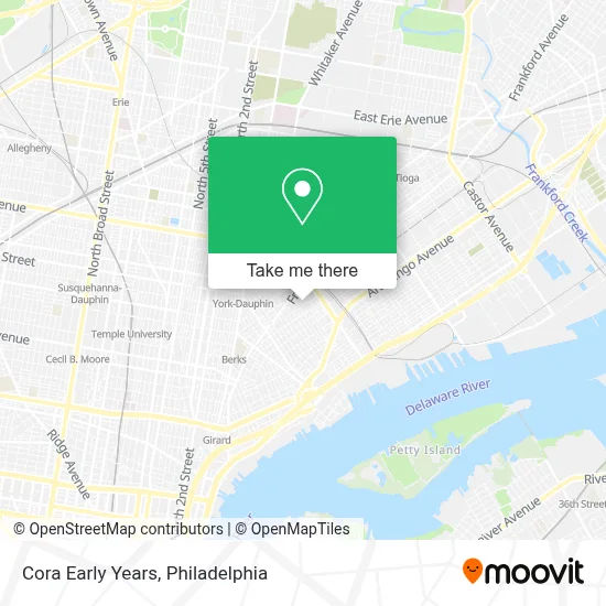 Cora Early Years map