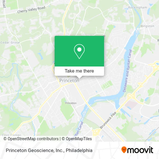 Princeton Geoscience, Inc. map