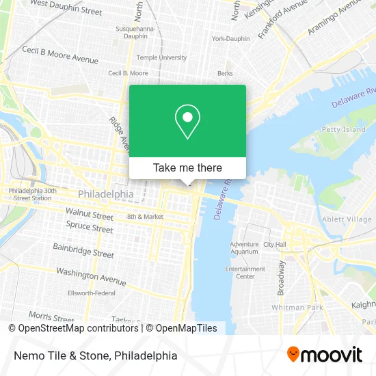 Nemo Tile & Stone map