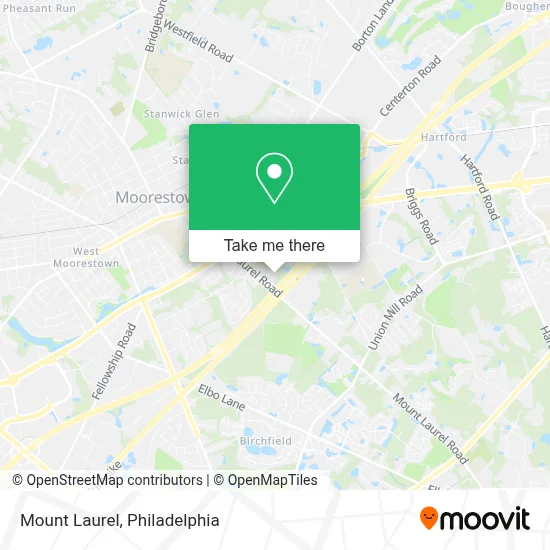 Mount Laurel map