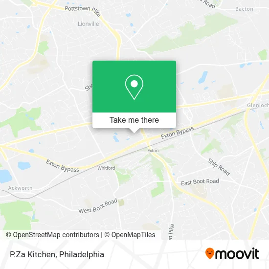 P.Za Kitchen map