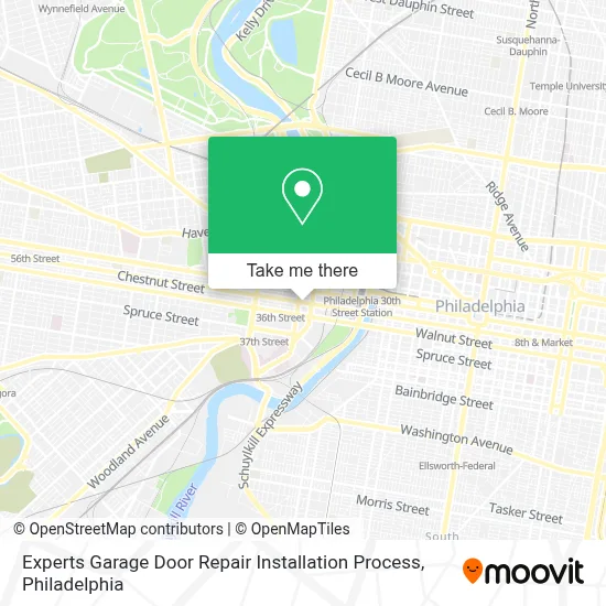 Experts Garage Door Repair Installation Process map