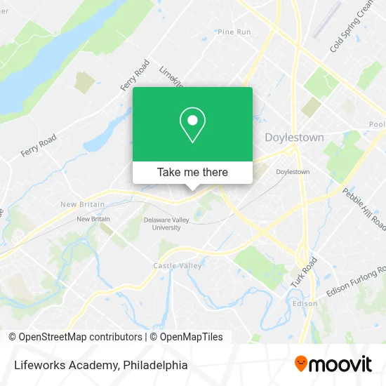 Lifeworks Academy map