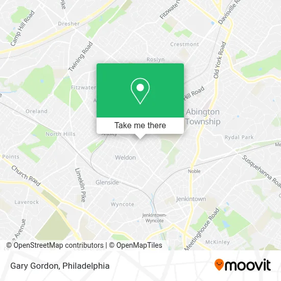 Gary Gordon map