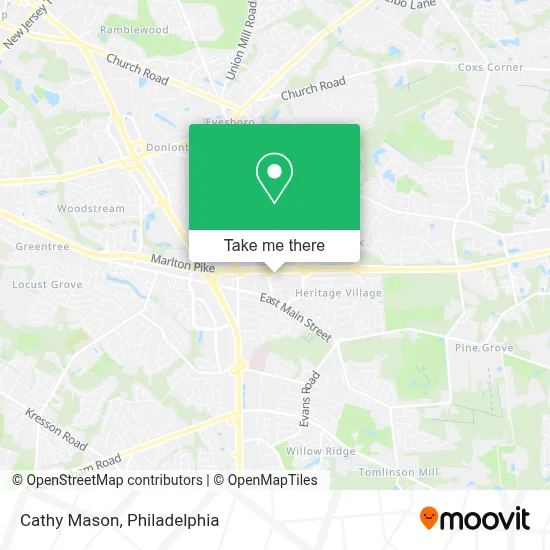 Cathy Mason map