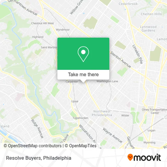 Resolve Buyers map