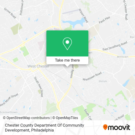 Chester County Department Of Community Development map