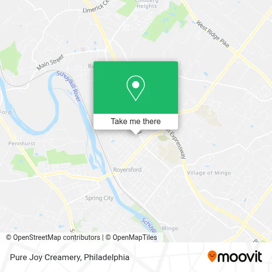 Pure Joy Creamery map