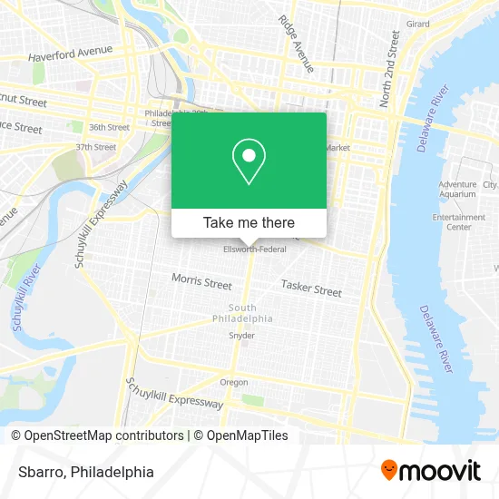Sbarro map