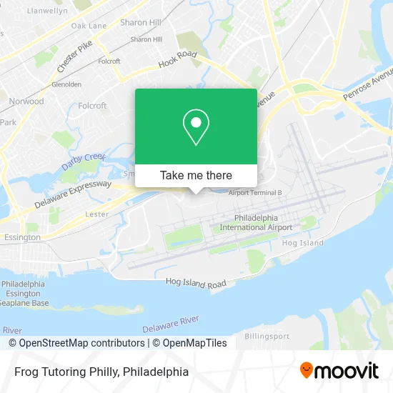 Frog Tutoring Philly map