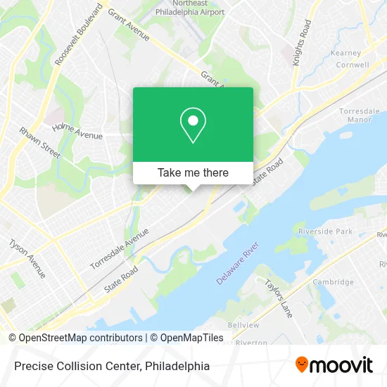 Precise Collision Center map