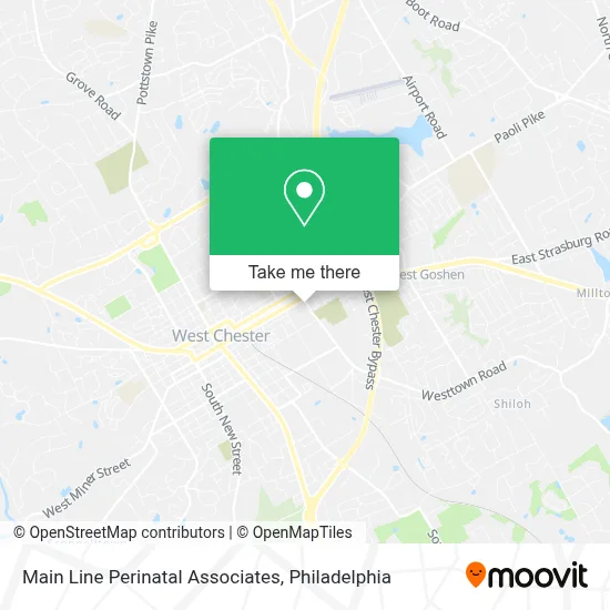 Main Line Perinatal Associates map