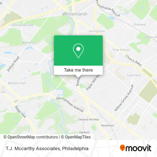 T.J. Mccarthy Associates map