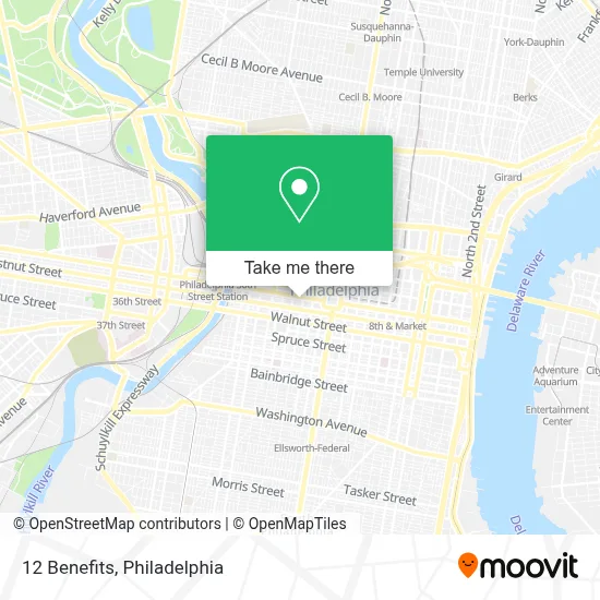 12 Benefits map