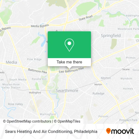 Sears Heating And Air Conditioning map