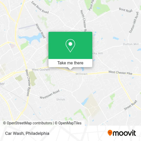 Car Wash map