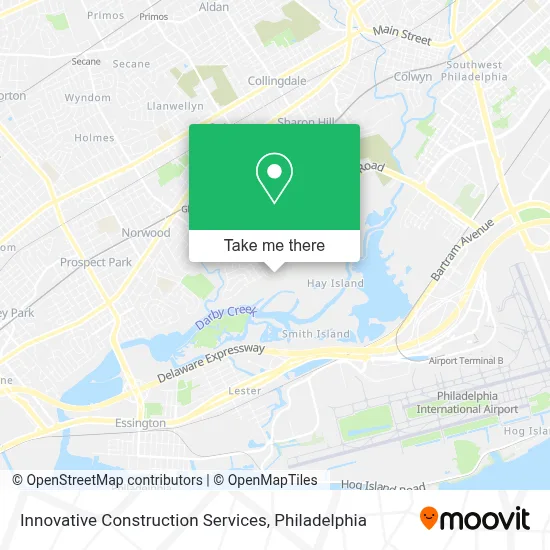 Innovative Construction Services map