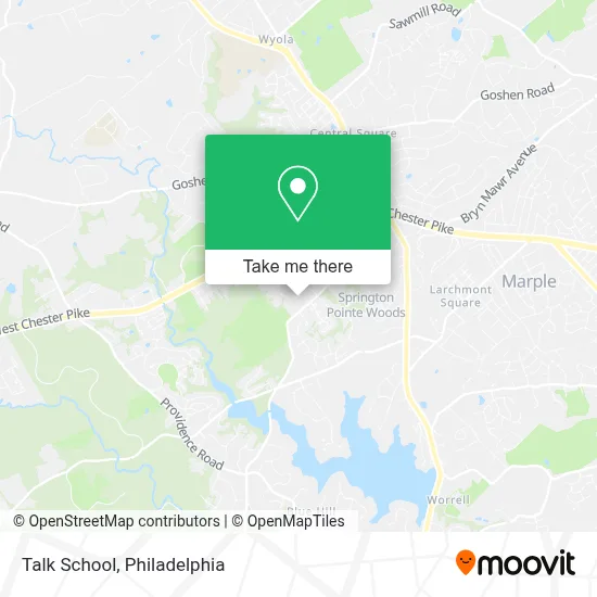 Talk School map