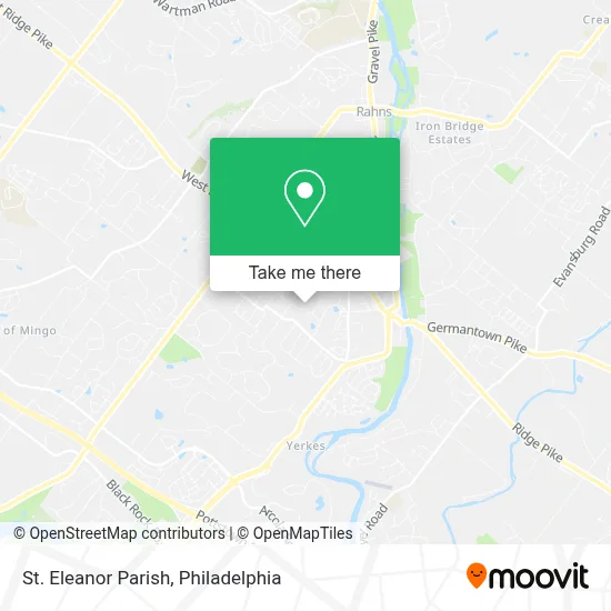St. Eleanor Parish map