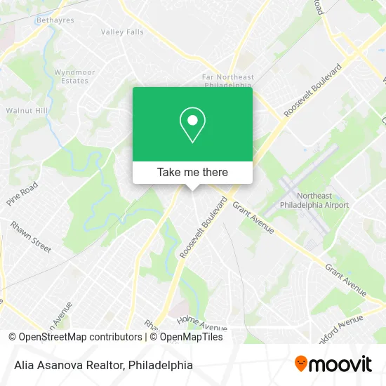 Alia Asanova Realtor map
