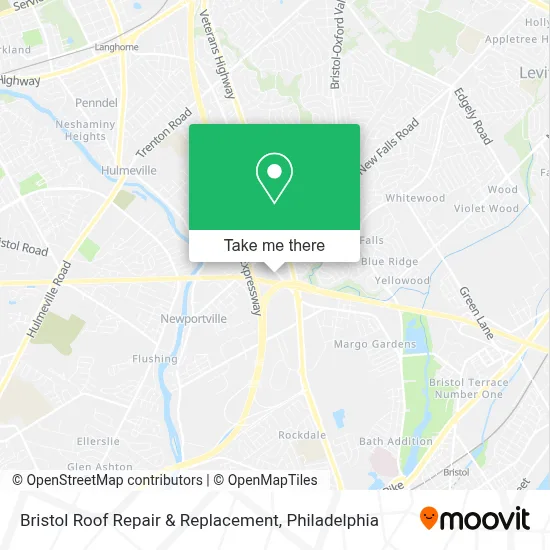 Bristol Roof Repair & Replacement map