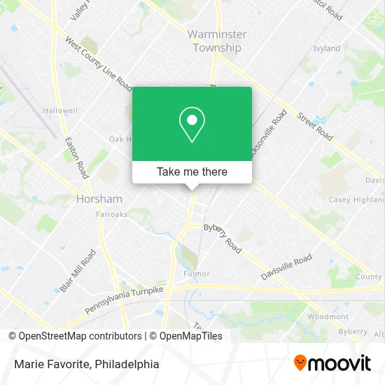 Marie Favorite map