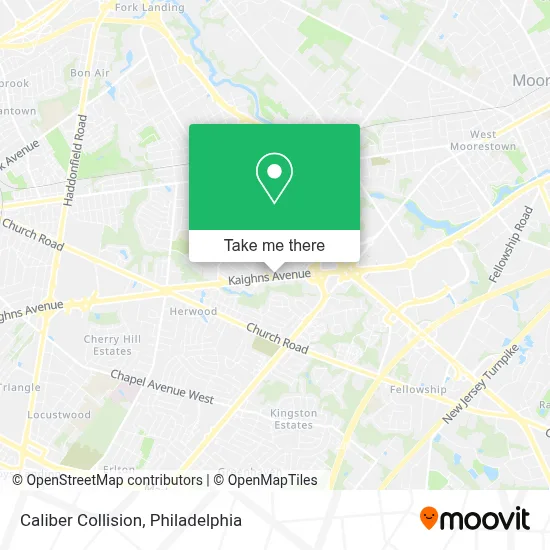 Caliber Collision map