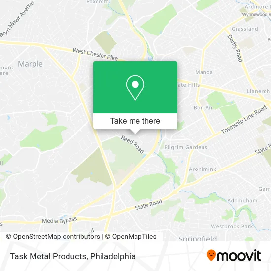 Task Metal Products map