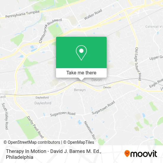 Therapy In Motion - David J. Barnes M. Ed. map