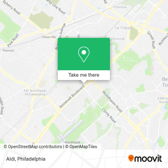 Aldi map