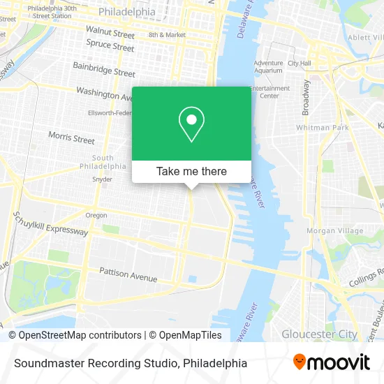 Soundmaster Recording Studio map