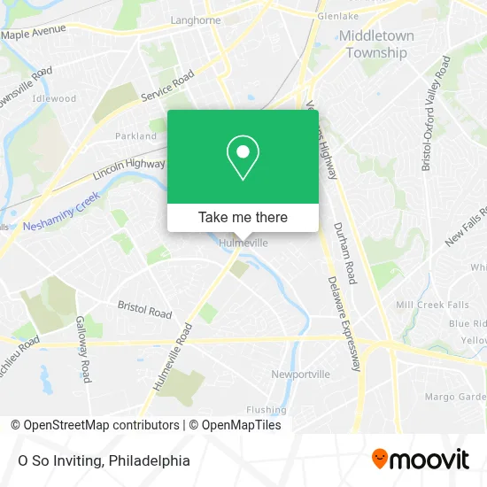 O So Inviting map