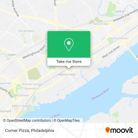 Corner Pizza map