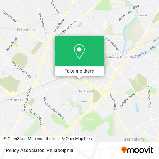 Polley Associates map