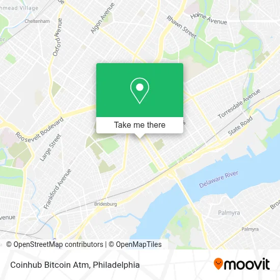 Coinhub Bitcoin Atm map