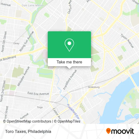 Toro Taxes map
