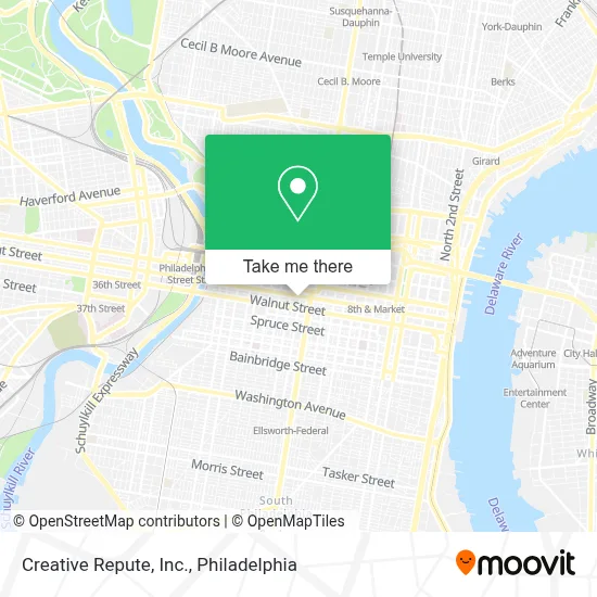 Creative Repute, Inc. map